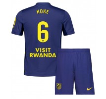 Atletico Madrid Koke #6 Koszulka Wyjazdowa dzieci 2025-26 Krótki Rękaw (+ krótkie spodenki)